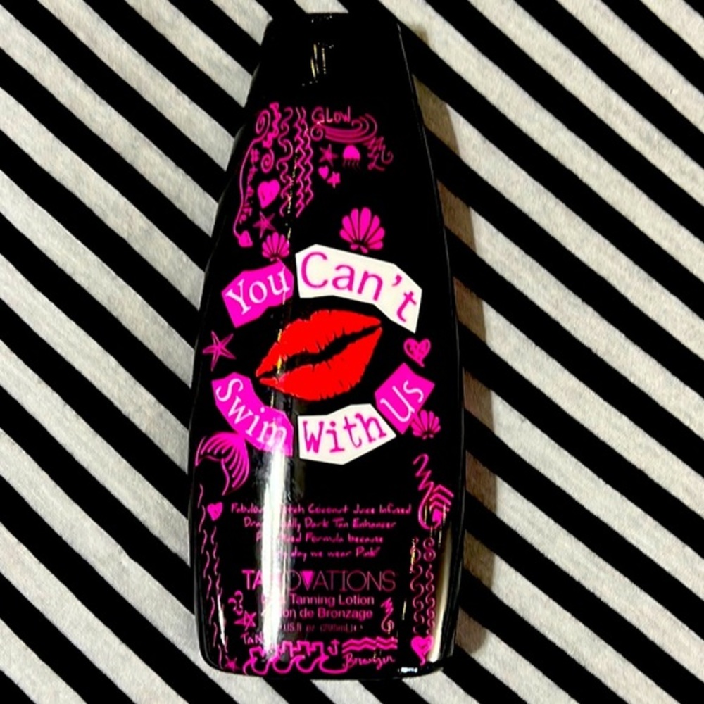 Tanovations •You Can’t Swim With Us• Dark Tanning Lotion